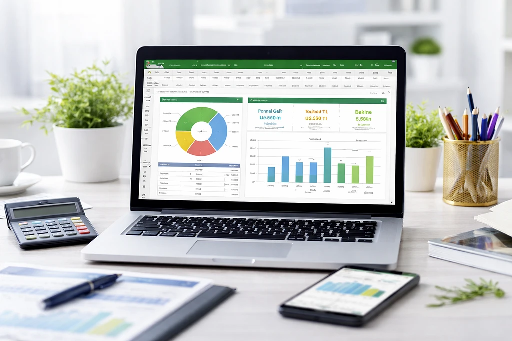 Excel finansal takip ve harcama analizi yazısı kapak görseli